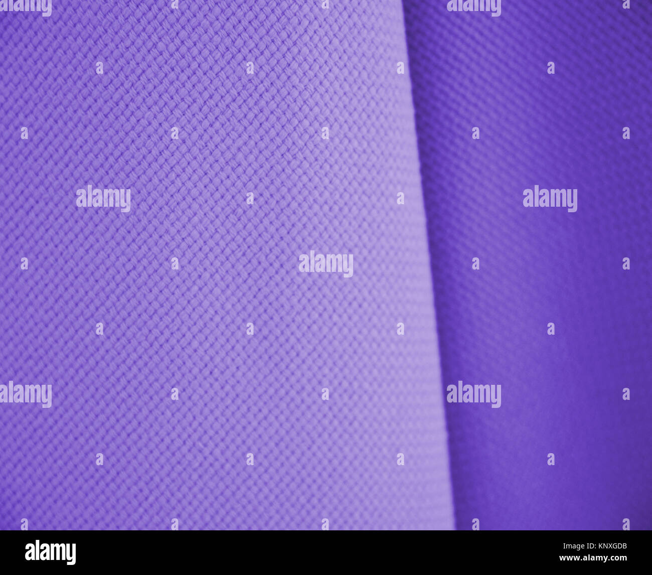 Multicolor fabric Texture Samples als Hintergrund. Farbe des Jahres Ultra Violet. Stockfoto