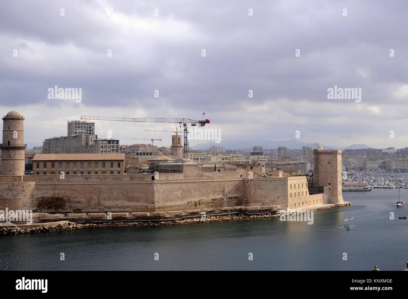 Marseille (Frankreich), das Fort St. Jean Stockfoto