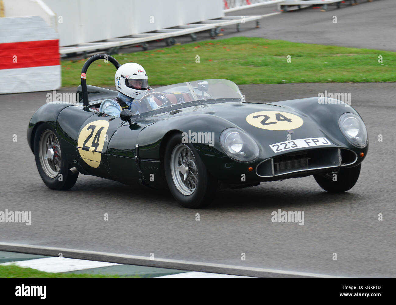 223 FPJ, Howard Maguire, Playford-MG, Goodwood Revival 2013, madgwick Schale Stockfoto