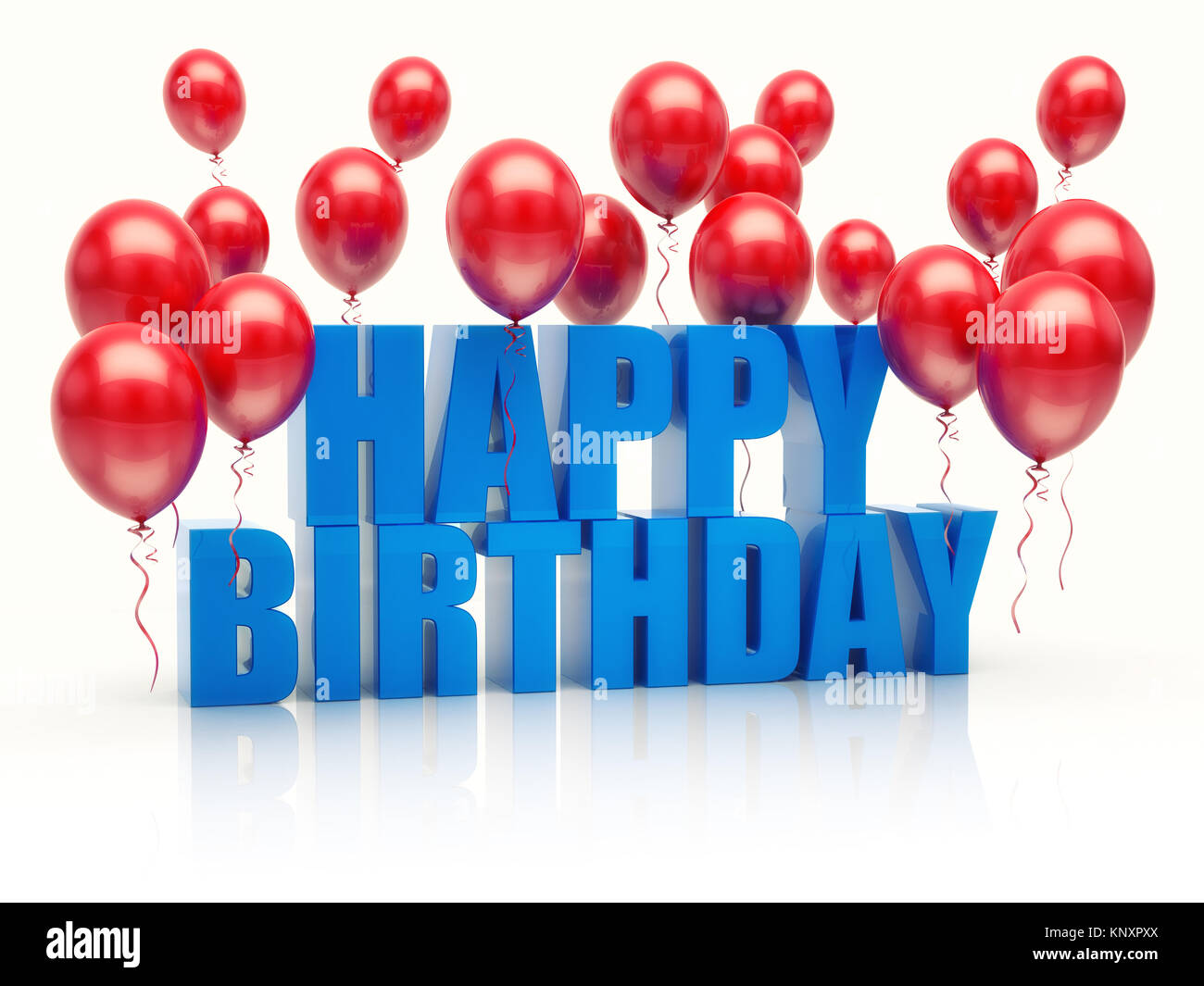 Alles Gute zum Geburtstag Luftballons Stockfotografie Alamy