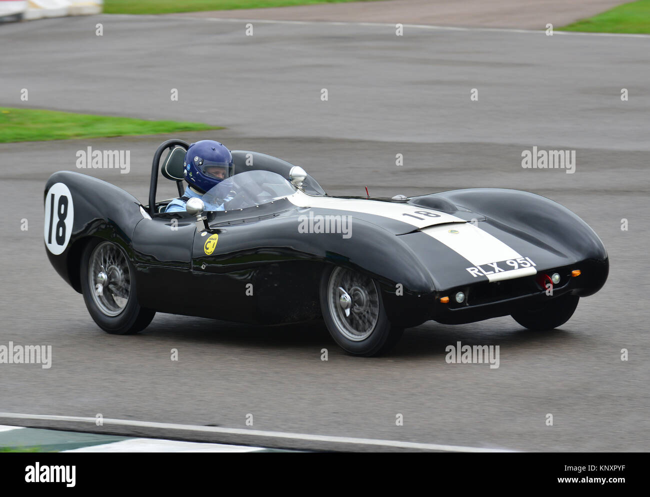 Nick Fennell, Lotus Climax Mk IX, Goodwood Revival 2013, madgwick Schale Stockfoto