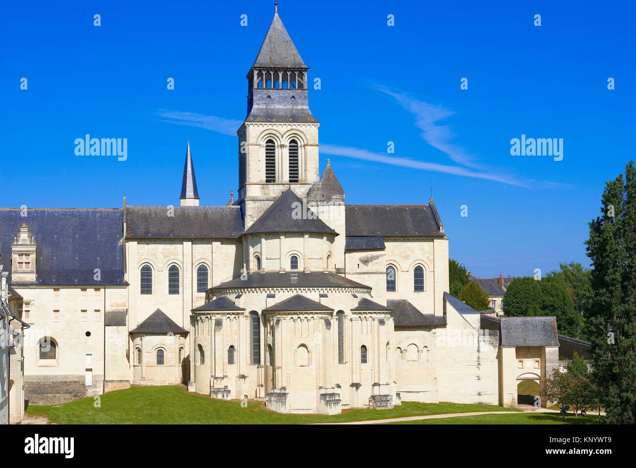 Fontevraud Abbey France Romanesque Stockfotos und bilder Kaufen Alamy