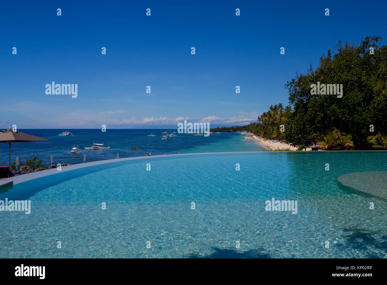 Alona Beach, Panglao, Bohol, Philippinen Stockfoto