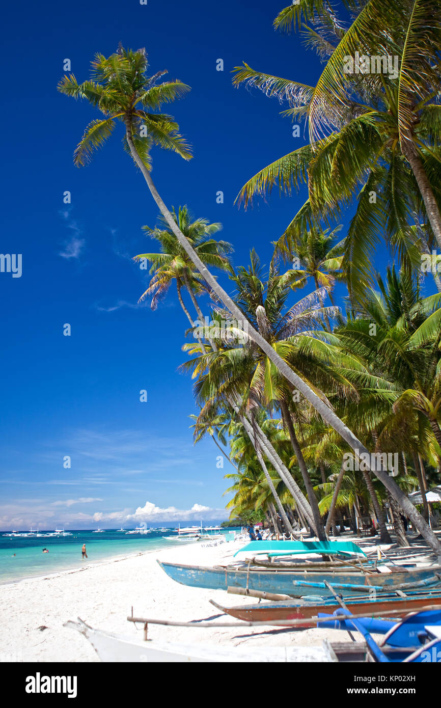 Alona Beach, Panglao, Bohol, Philippinen Stockfoto