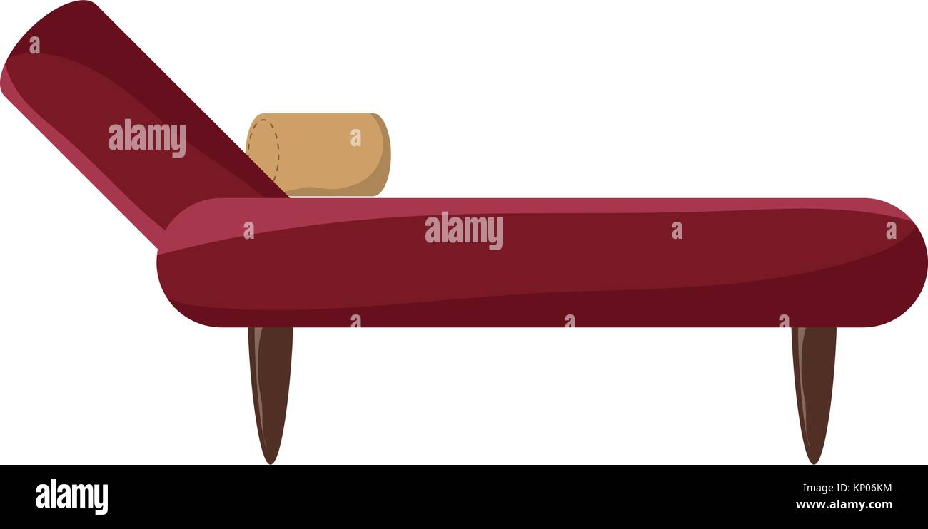 Schlafcouch couch Symbol Stock Vektor