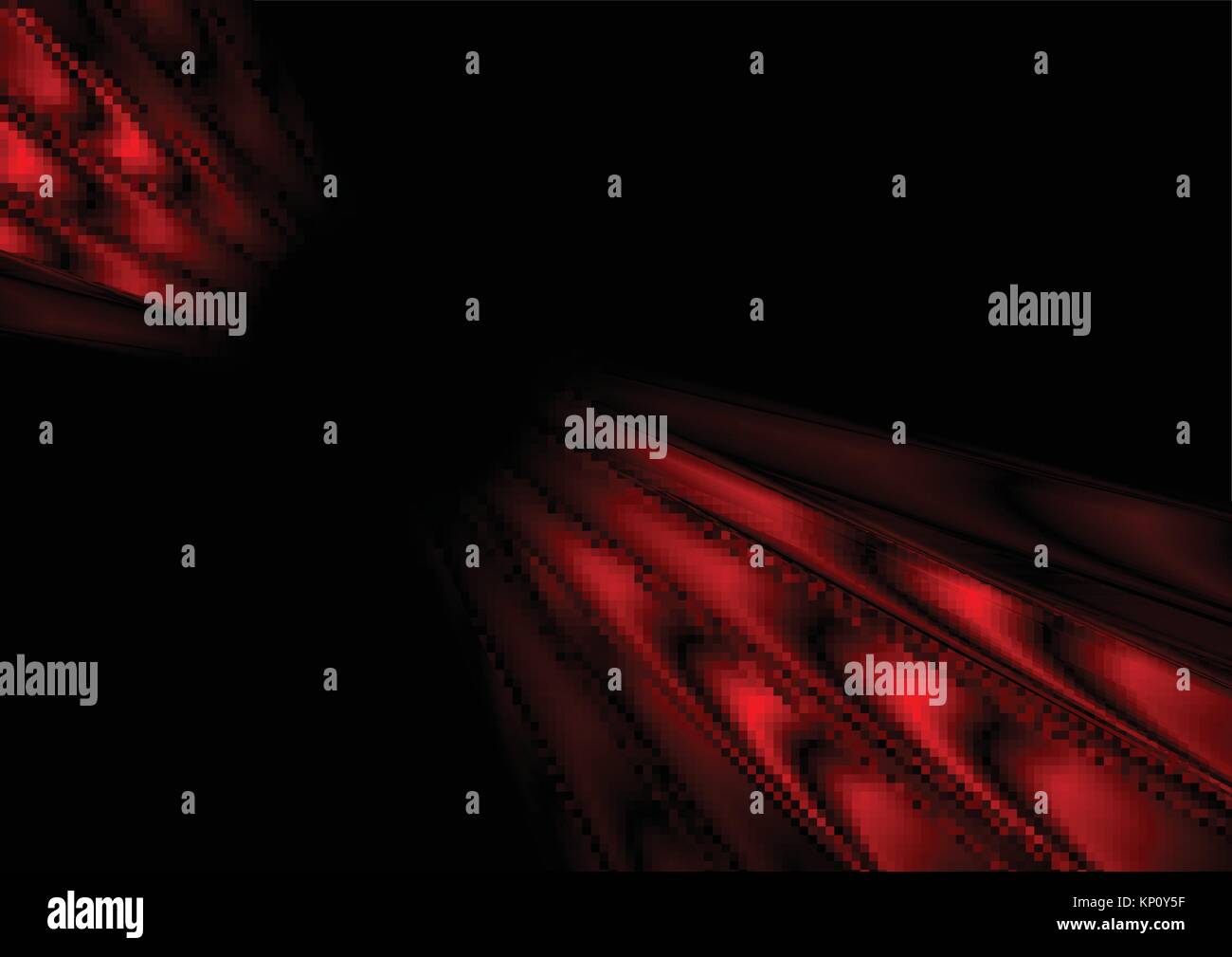 Rot Schwarz Streifen abstrakte Bewegung Hintergrund. Vektor Design vorlage Stock Vektor