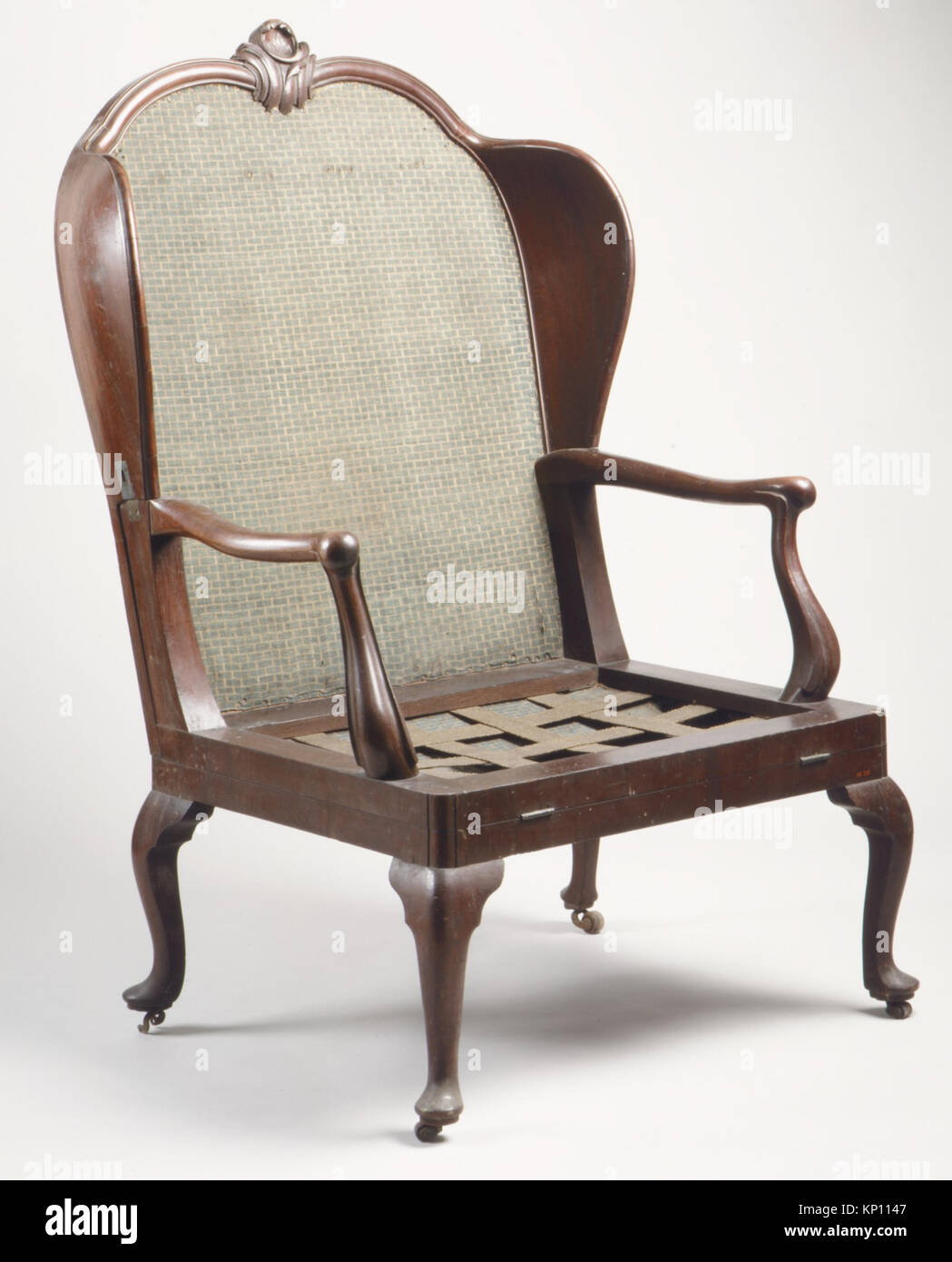 Klappbett Stuhl (Porter's Chair) traf es 4959 189148 wahrscheinlich  Niederländisch, Klappbett Stuhl (Porter's Chair), Ca. 1760, Mahagoni,  Eiche, Gesamt: 54 1/2? 36. (138.4? 91,4 cm). Das Metropolitan Museum of  Art, New York. Geschenk des T.H. Fitzhenry ...
