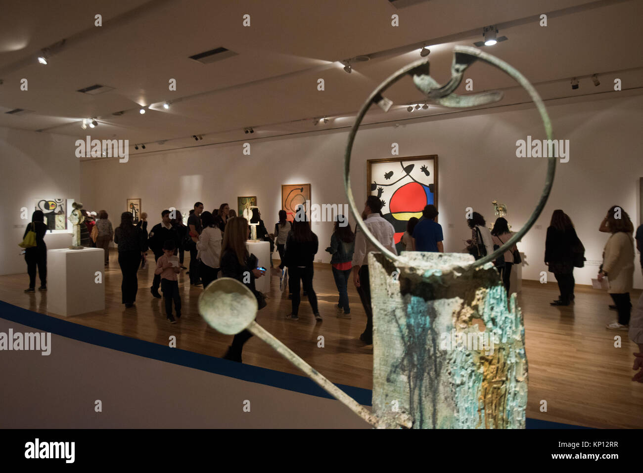 Joan Miro Ausstellung: "iró, El Arte de mirar", Museo Nacional de Bellas Artes, Buenos Aires, Argentinien Stockfoto