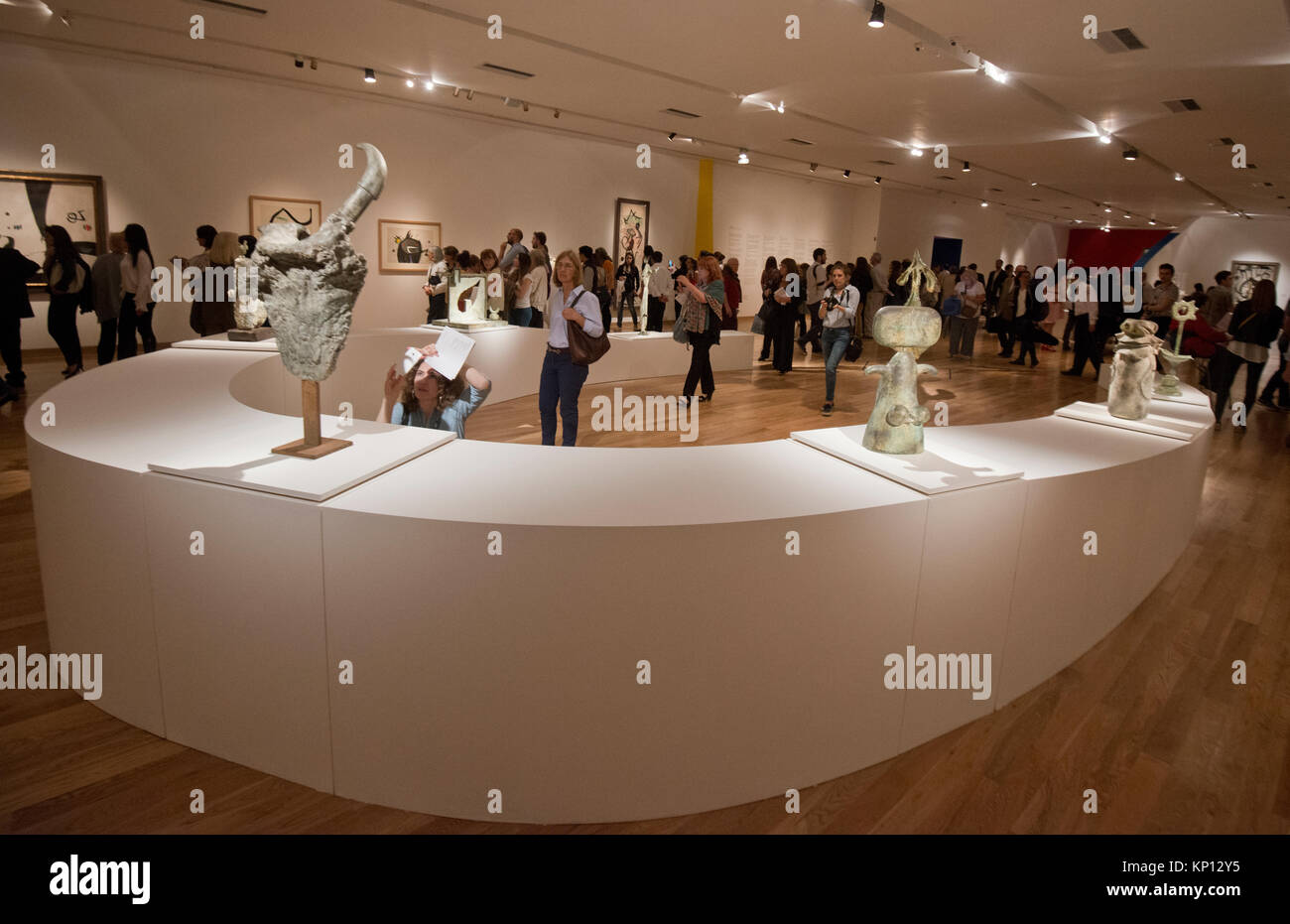 Joan Miro Ausstellung: "iró, El Arte de mirar", Museo Nacional de Bellas Artes, Buenos Aires, Argentinien Stockfoto