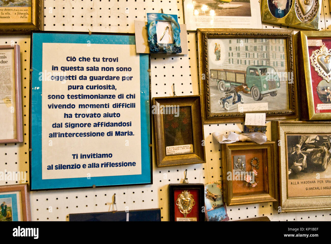 Museum der erinnerungen an nostra signora della guardia Fotos und
