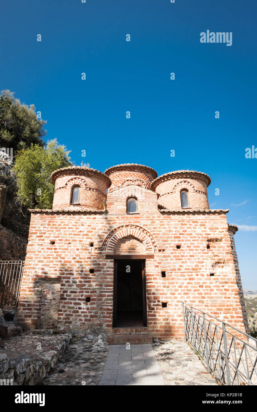 La Cattolica, Stilo, Kalabrien, Italien Stockfoto