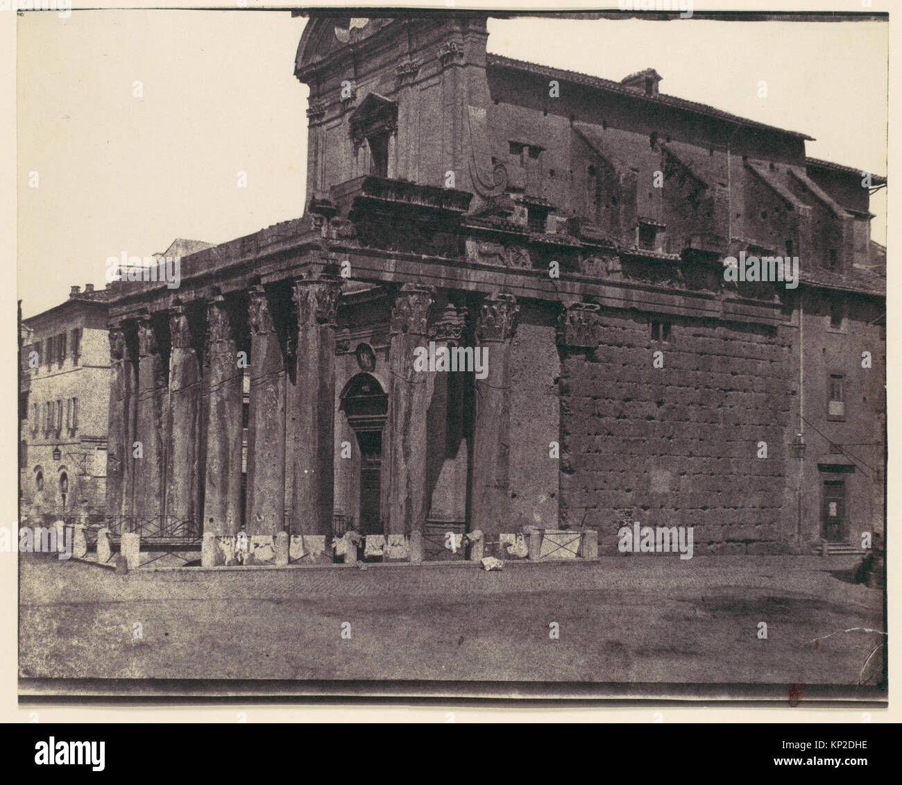 - Tempel von Antonius und Faustina, San Lorenzo in Miranda, Rom - MET DP 115244 269020 Stockfoto