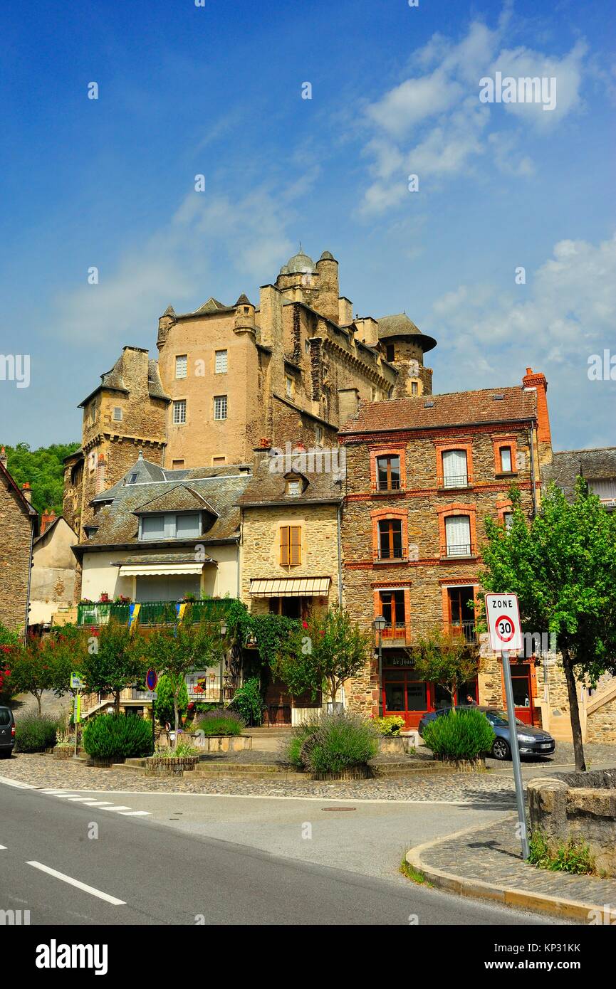 Schloss von Estaing, Chateau d'. Estaing, Estaing, Aveyron Abteilung