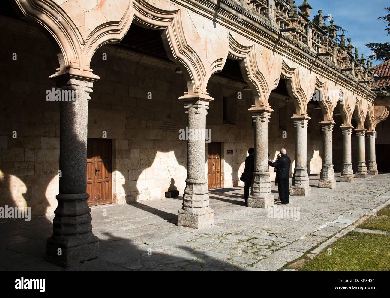 Patio de las Escuelas Menores. Universidad de Salamanca. CastillaLeón