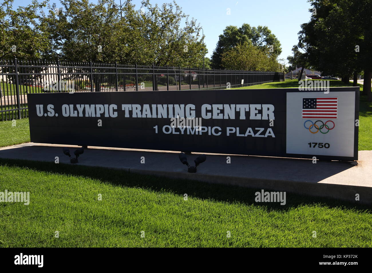 Die United States Olympic Training Center in Colorado Springs, Colorado. Stockfoto