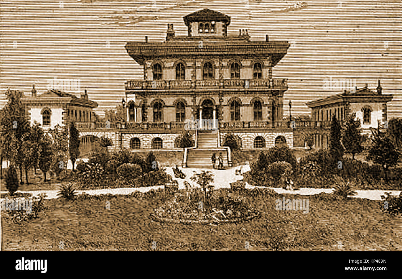 Louisiana, La Nouvelle-Orléans 1885 - die Louisiana Jockey Club und Gärten Stockfoto