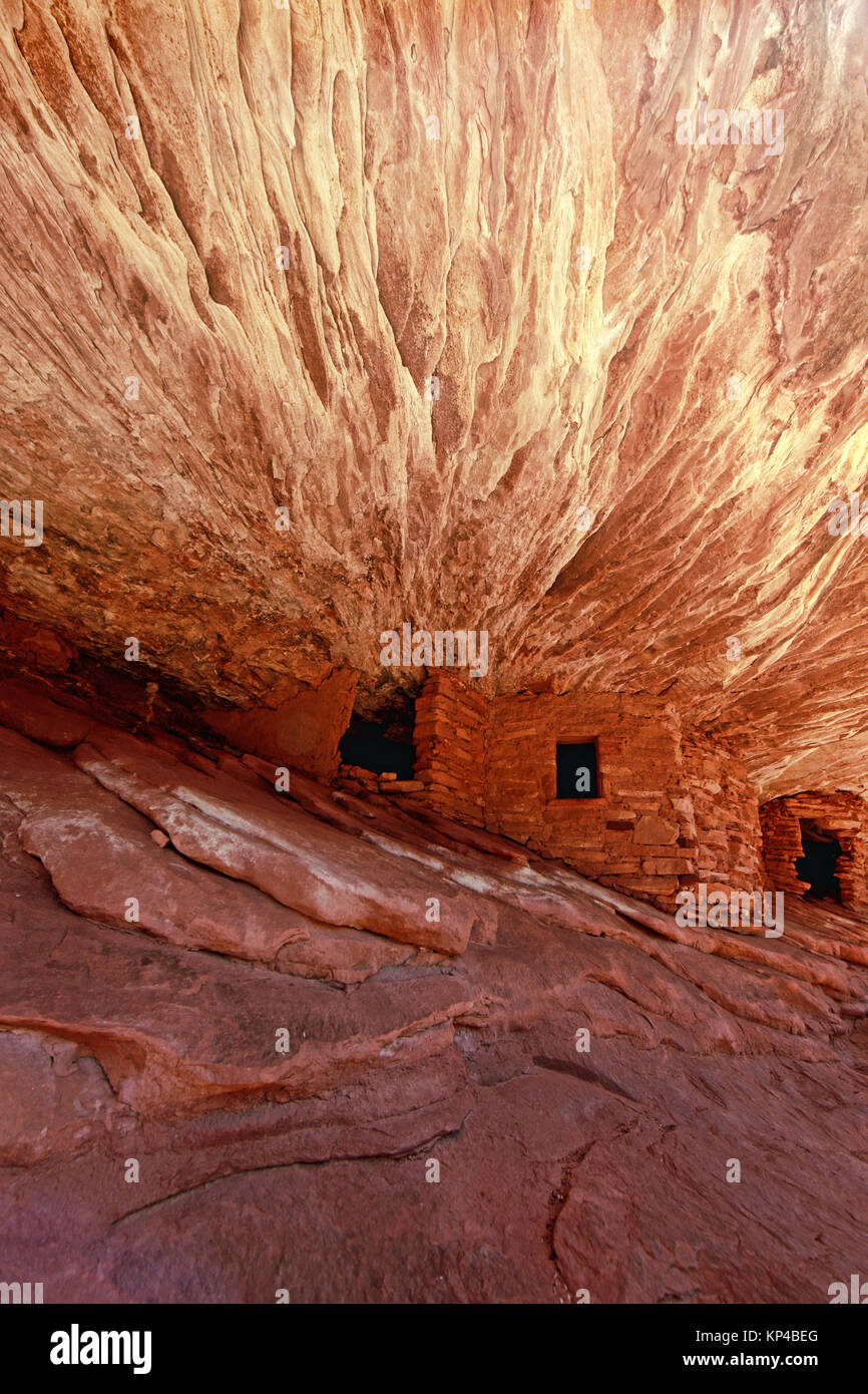 Ruinen der Anasazi Pueblo Indianer Stockfoto