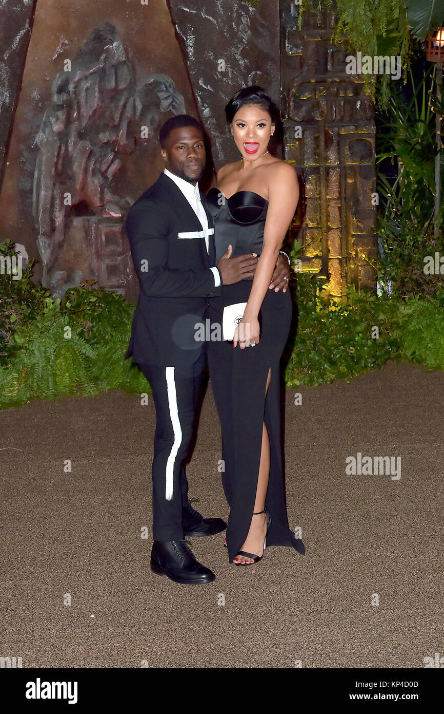 Kevin Hart und seine Frau Eniko Parrish nehmen an der ...