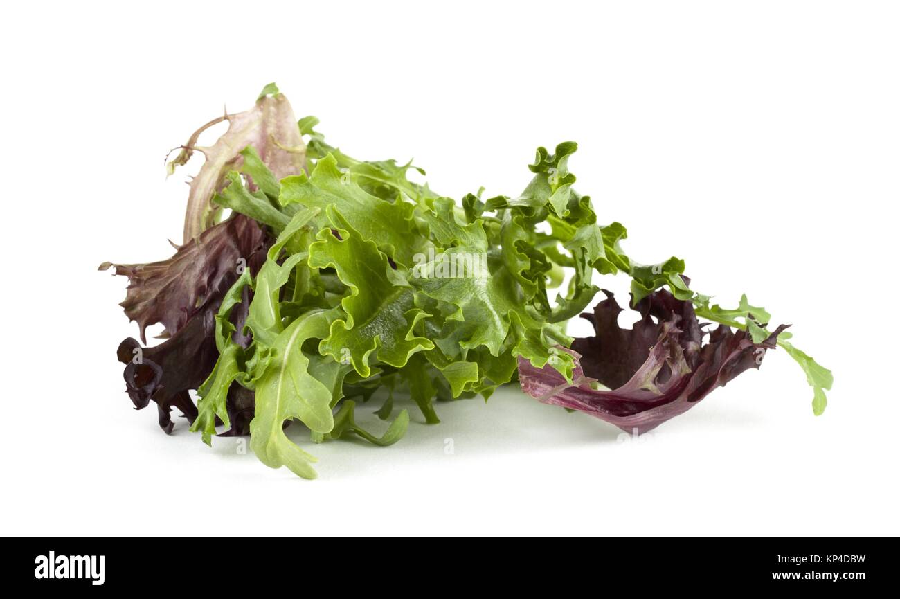 Brokkoli roten und grünen Salat Stockfoto