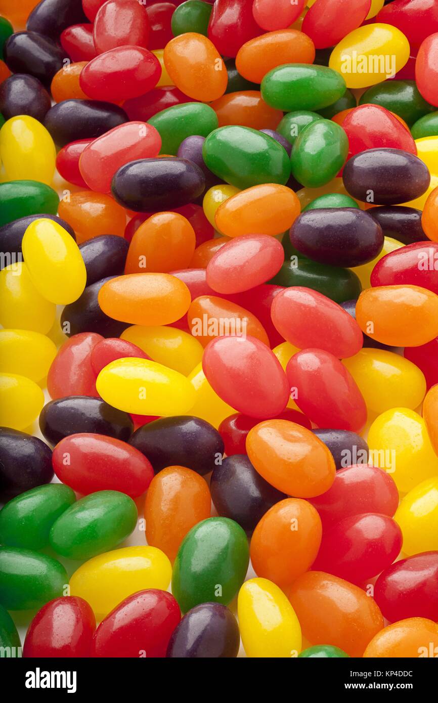 Bündel von Jelly Beans Stockfoto