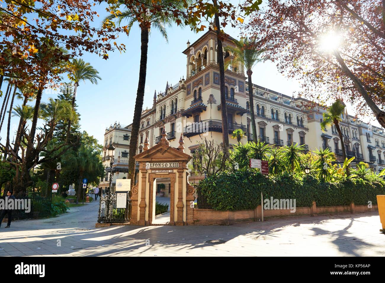 Hotel Alfonso Xiii Sevilla Andalusien Spanien Europa Stockfotografie Alamy