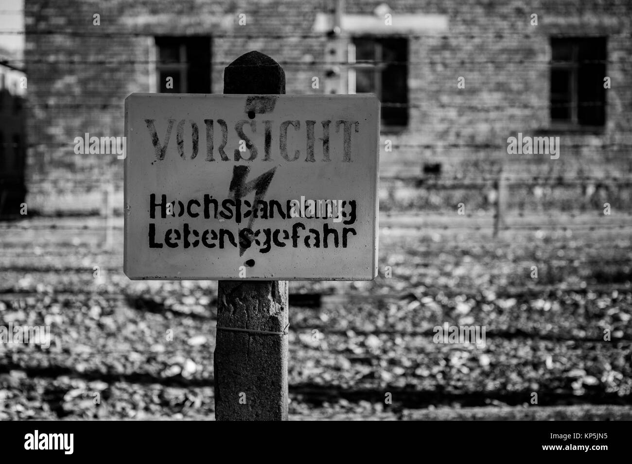 Auschwitz Stockfoto