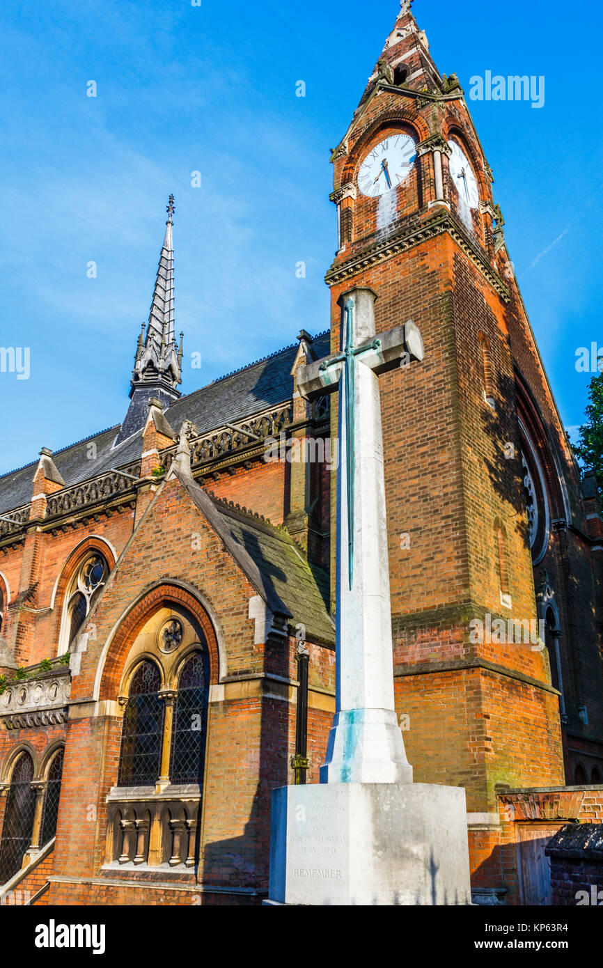 Die Kapelle von Highgate School, eine Co-educational unabhängige Tag Schule, 1565 gegründet, in Highgate, London, England, Großbritannien Stockfoto