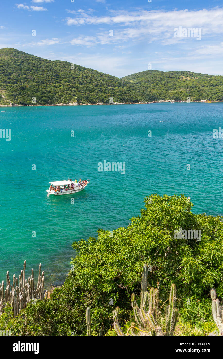 Boot Verankerung in der Nähe von Praia do Forno | Arraial do Cabo | Brasilien Stockfoto Boot Verankerung in der Nähe von Praia do Forno | Arraial do Cabo | Brasilien Stockfoto