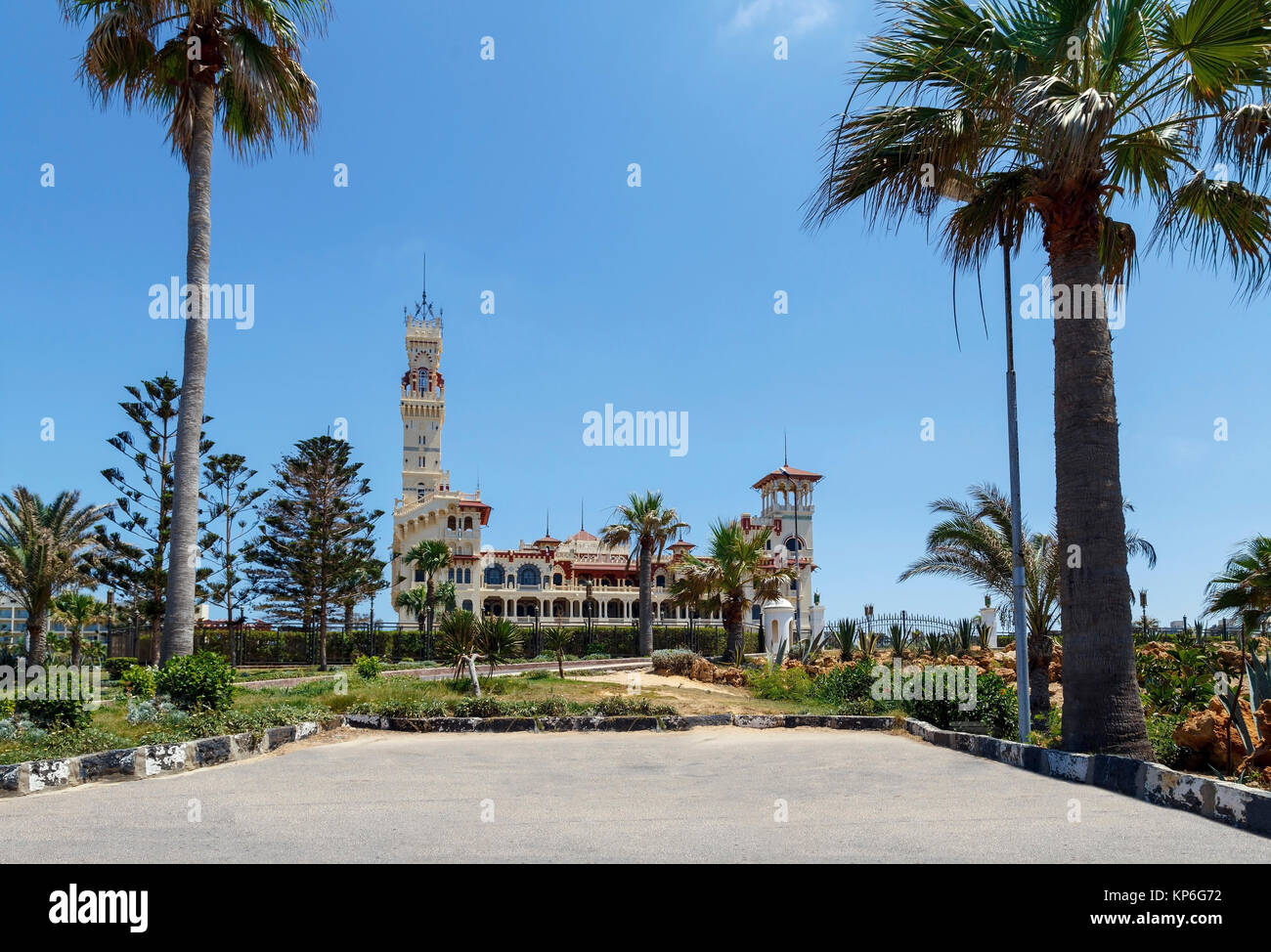 Montaza Palastes in Alexandria, Ägypten. Stockfoto