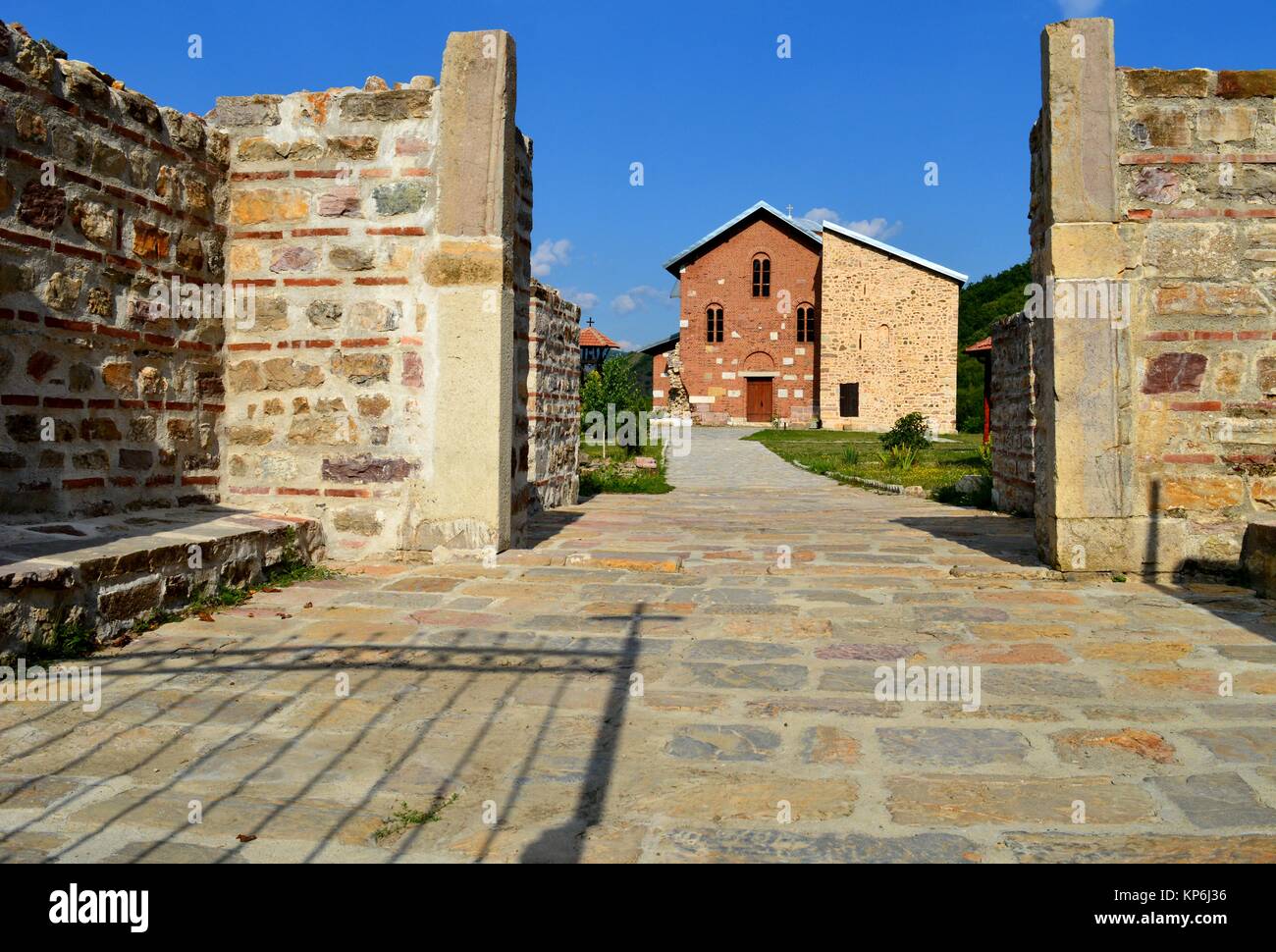 Serbisch-orthodoxe Kloster Stockfoto