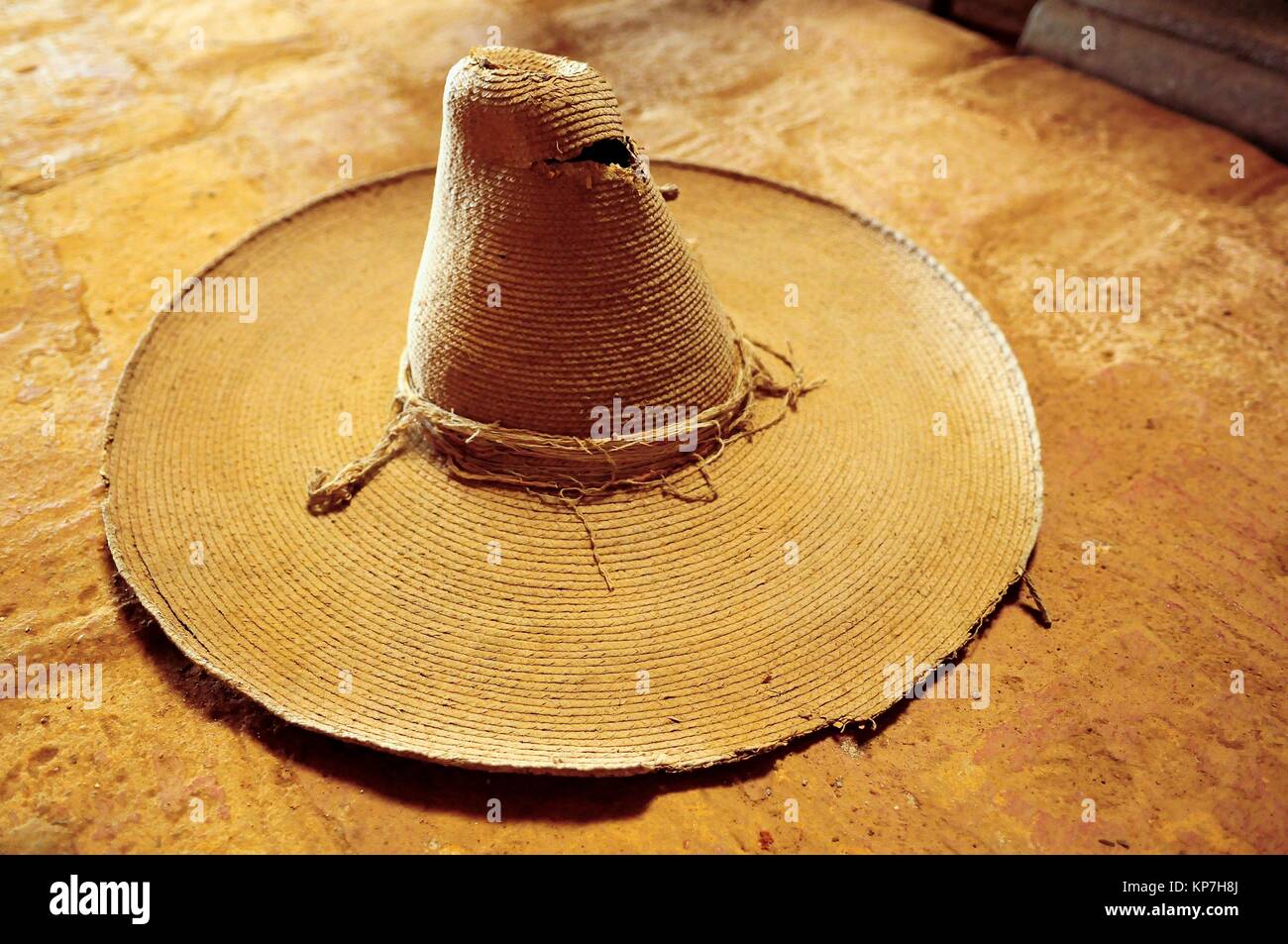 Landwirt Strohhut Hacienda De La Luz Hacienda Wolter Finca De La Cacaotera Chontalpa Kakao Plantagen Tabasco Mexico Nordamerika Stockfotografie Alamy