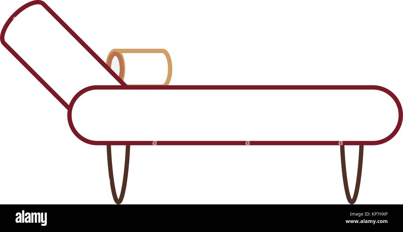 Schlafcouch couch Symbol Stock Vektor