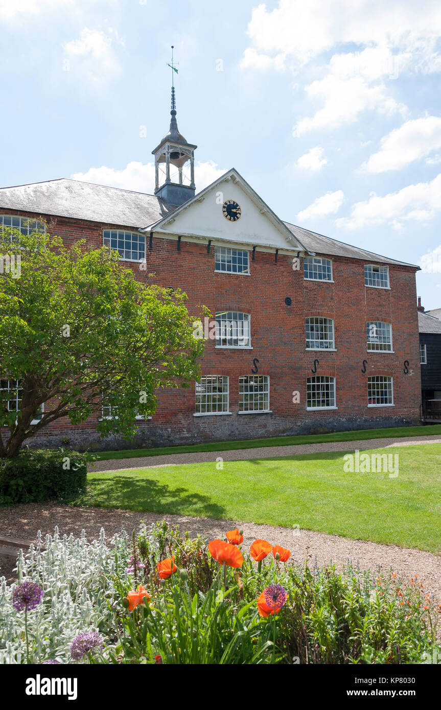 Whitchurch Silk Mill, Winchester Straße, Whitchurch, Hampshire, England, Vereinigtes Königreich Stockfoto