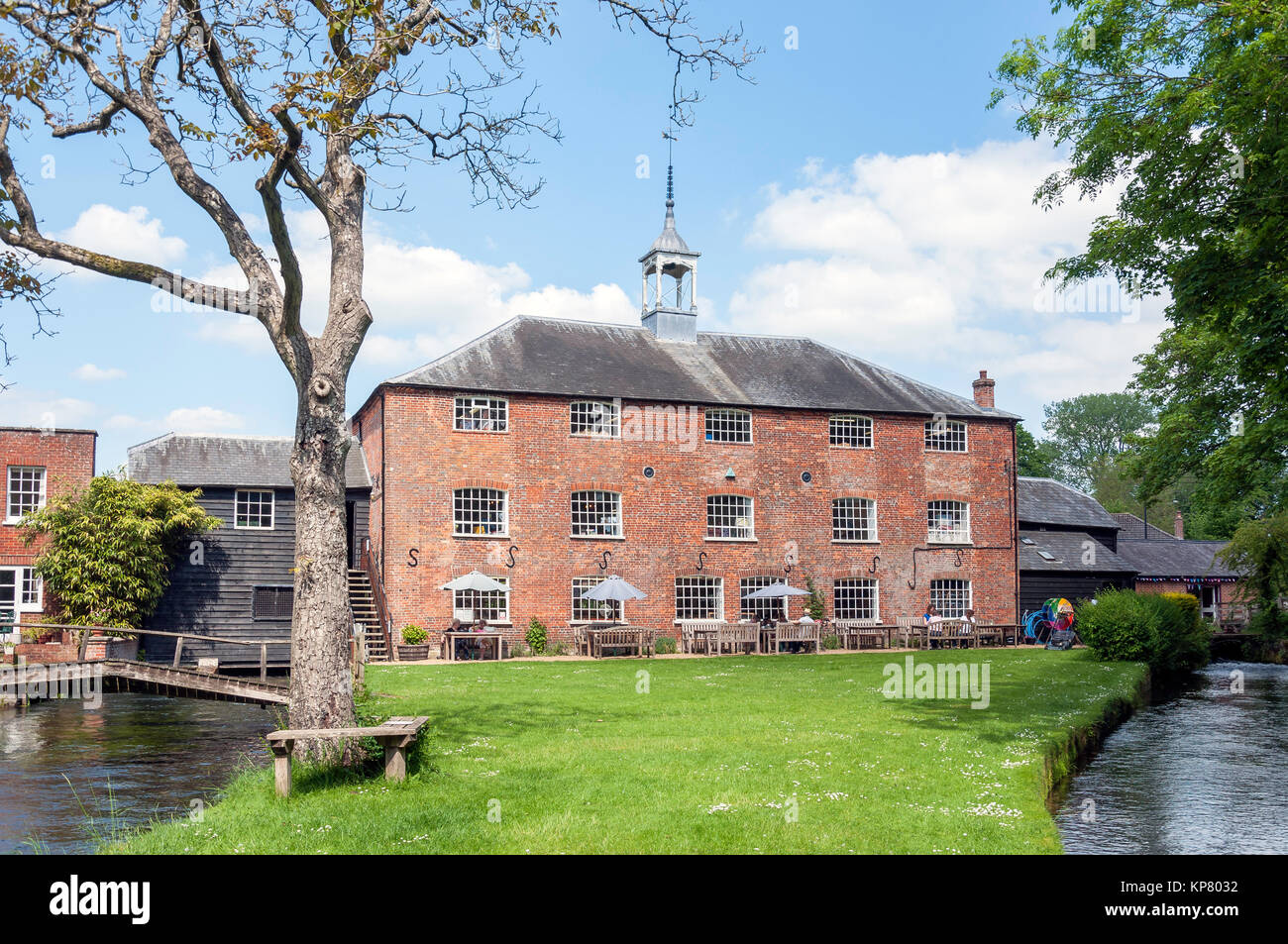 Whitchurch Silk Mill, Winchester Straße, Whitchurch, Hampshire, England, Vereinigtes Königreich Stockfoto