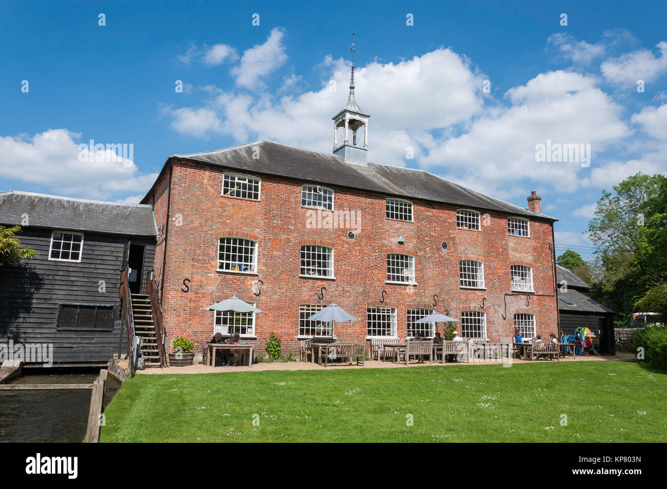 Whitchurch Silk Mill, Winchester Straße, Whitchurch, Hampshire, England, Vereinigtes Königreich Stockfoto