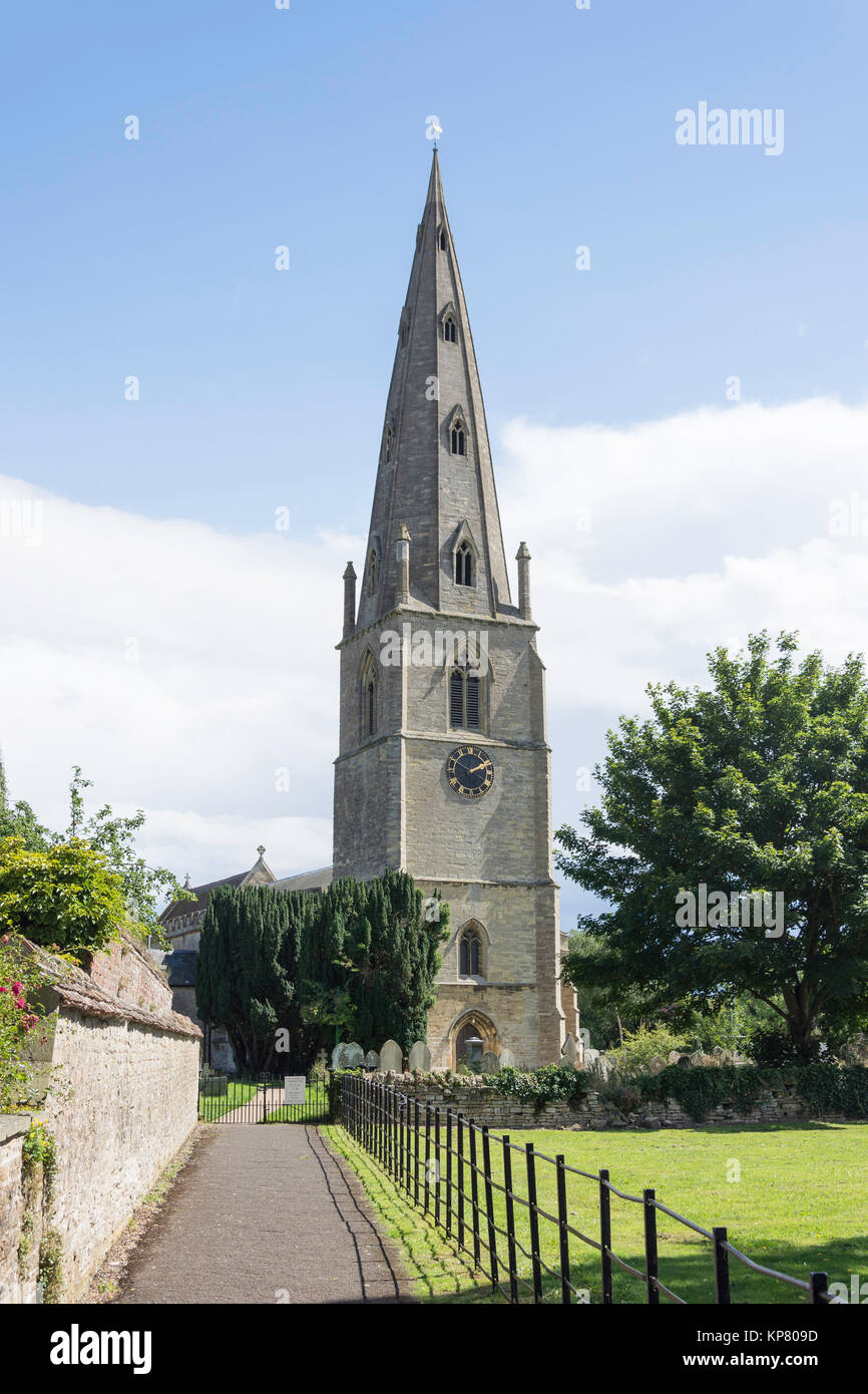 St. Peter & Paul Kirche, Church Street, Olney, Buckinghamshire, England, Vereinigtes Königreich Stockfoto