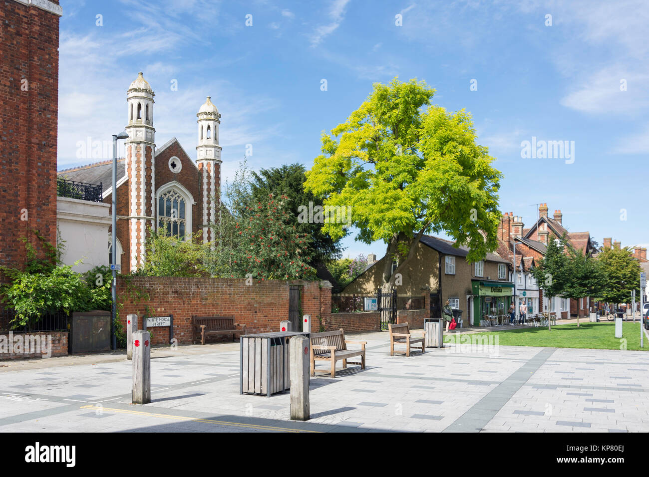 White Horse Street, Baldock, Hertfordshire, England, Vereinigtes Königreich Stockfoto