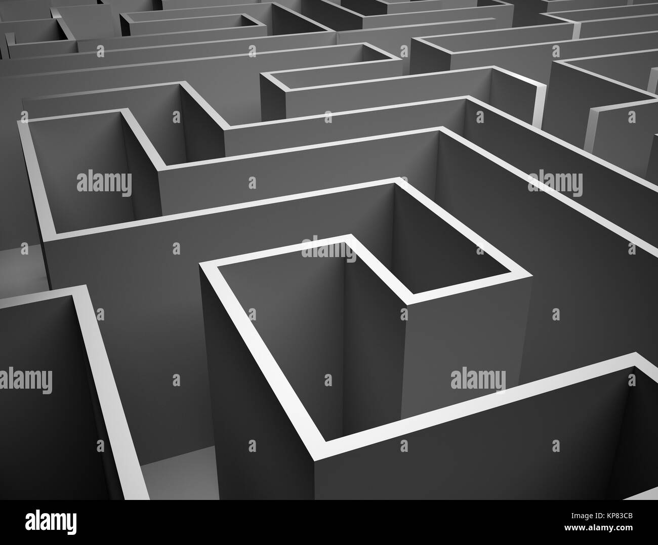 Endless labyrinth maze Fotos und Bildmaterial in hoher Auflösung Alamy