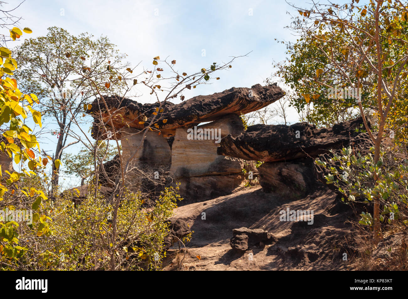 Sao Chaliang Landschaft, erstaunlichen natürlichen Felsen Stockfoto