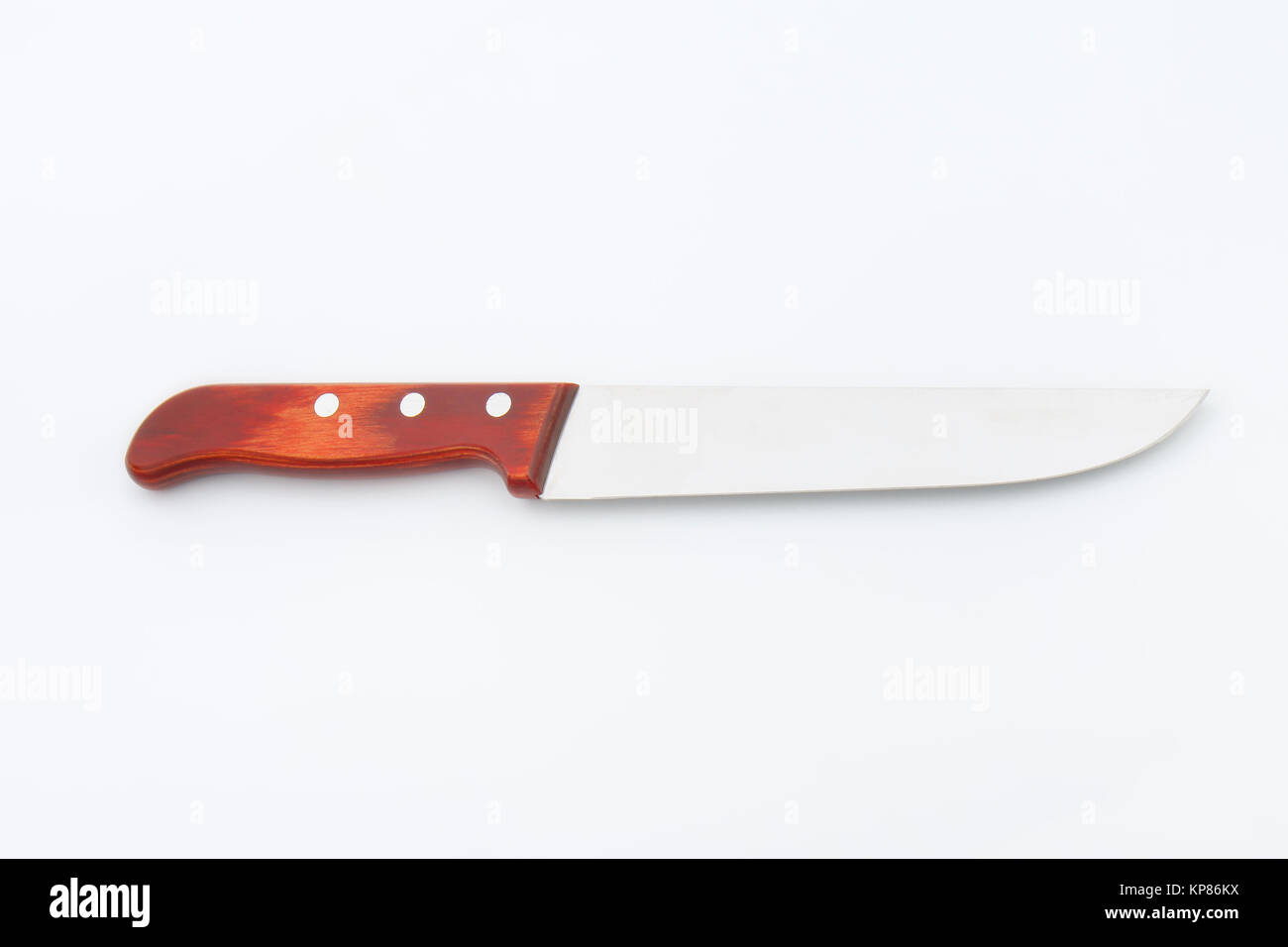 Holzgriff slicing knife Stockfoto