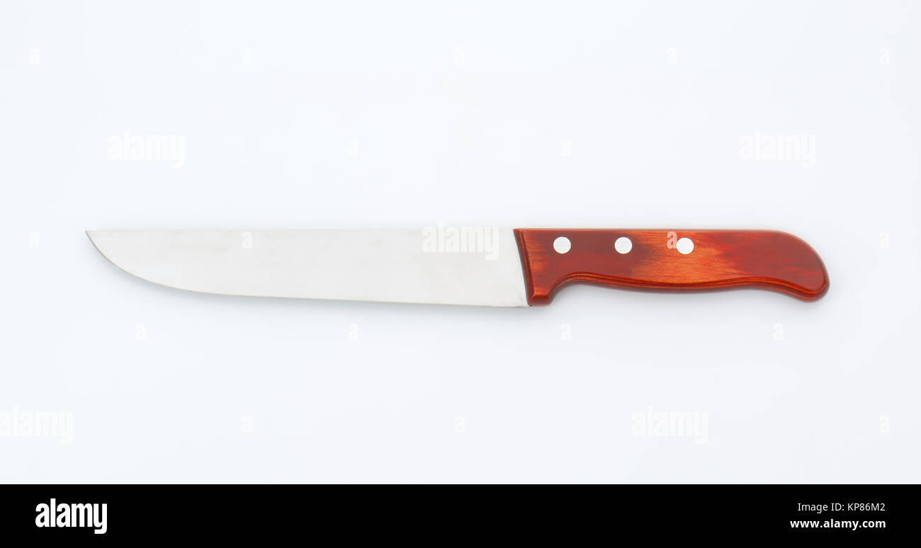 Holzgriff slicing knife Stockfoto