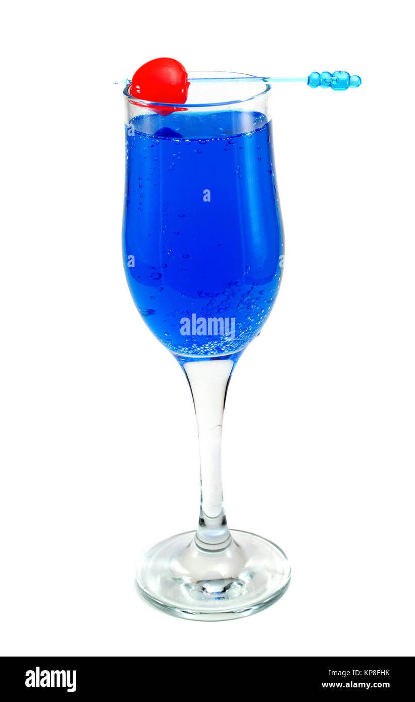 Cocktails Sammlung - Absolut Blue Souvenir Stockfoto