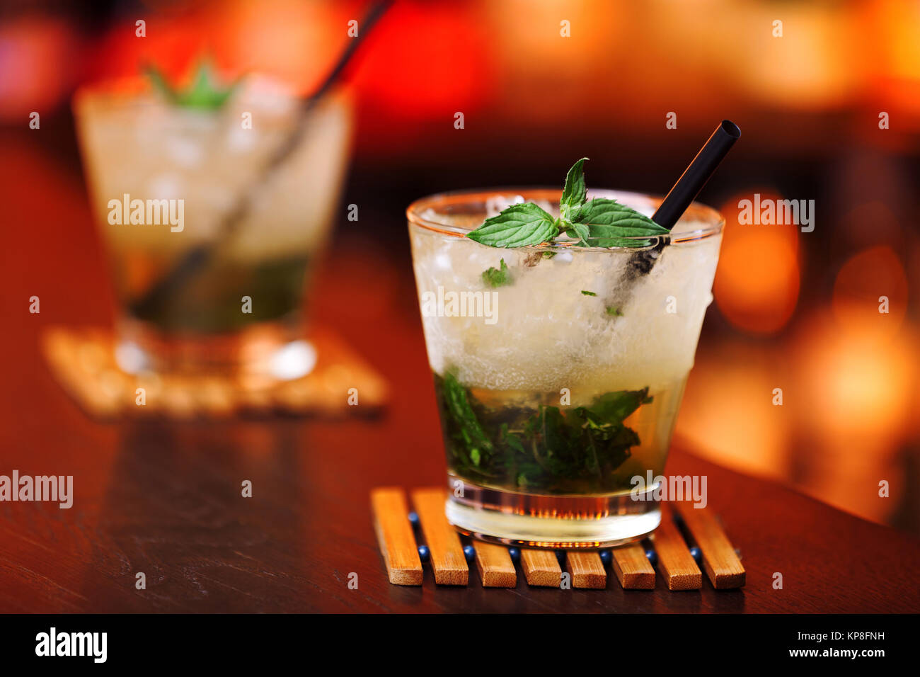 Cocktails Sammlung - Mint Julep Stockfoto