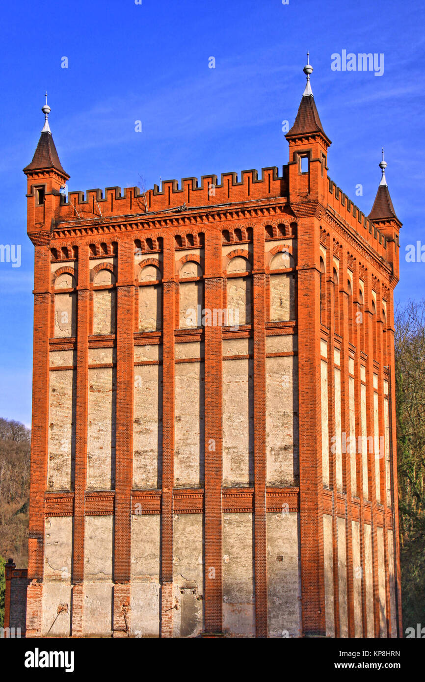 Industriedenkmal Hildebrandsche MÃ¼hle im nordbadischen Weinhaus Stockfoto