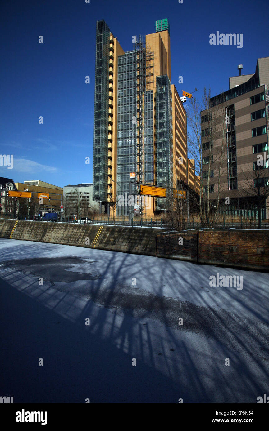 Potsdamer Platz im Winter Stockfoto