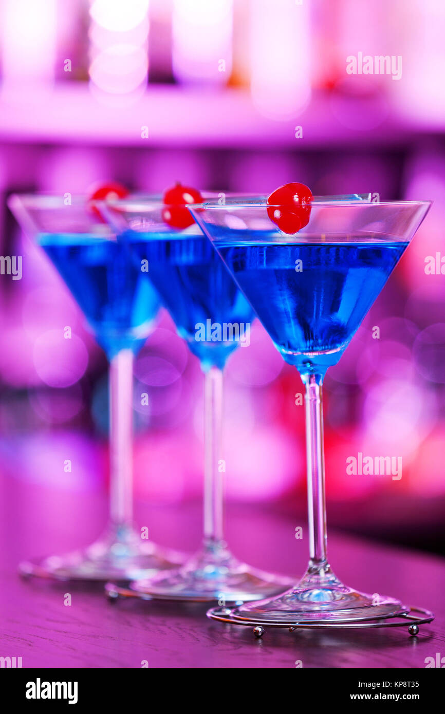Cocktails Sammlung - Blue Martini, Cocktails Sammlung - Blue Martini, Cocktails Sammlung - Blue Martini, Cocktails Sammlung - Blue Martini, Cocktails Sammlung - Blue Martini, Cocktails Sammlung - Blue Martini, Cocktails Sammlung - Blue Martini, Coc Stockfoto