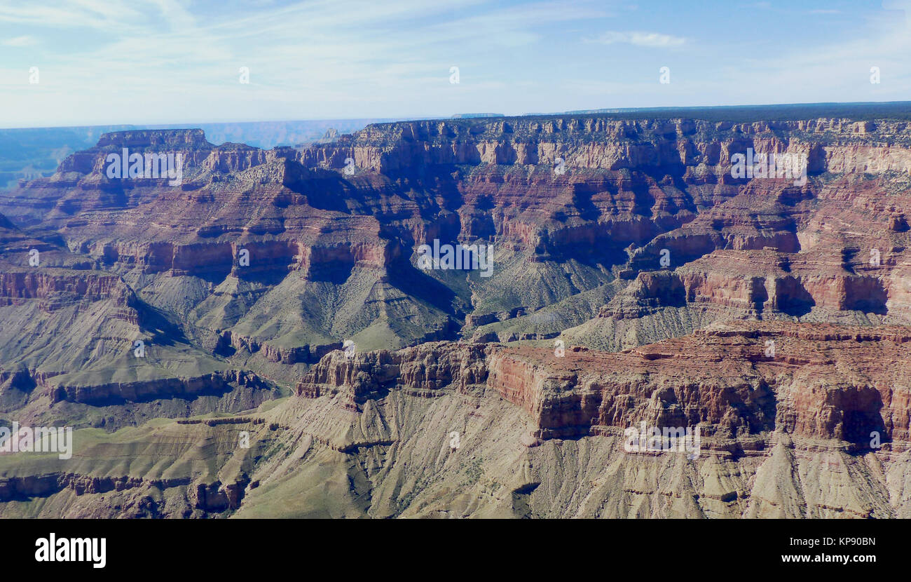Grand Canyon aus der Luft Stockfoto
