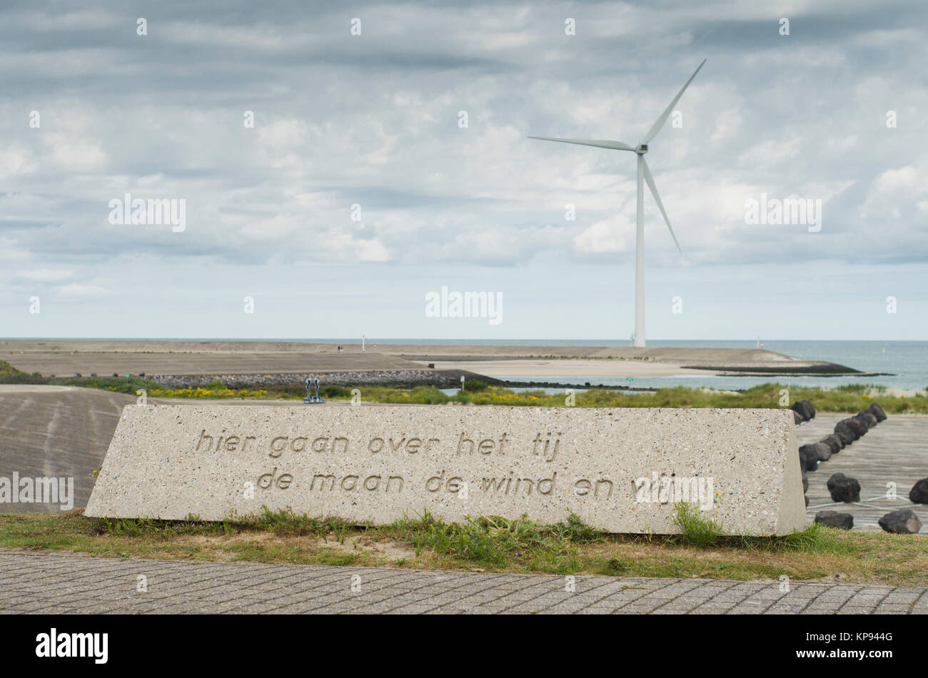 Phrase über die Flut Stockfoto