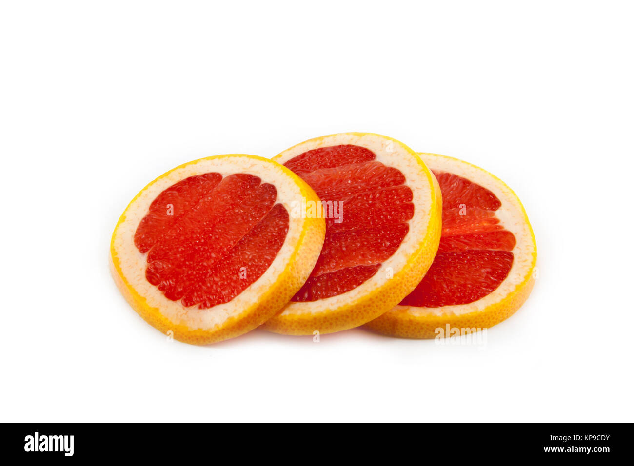 Lecker und saftig gehackt orange Stockfoto