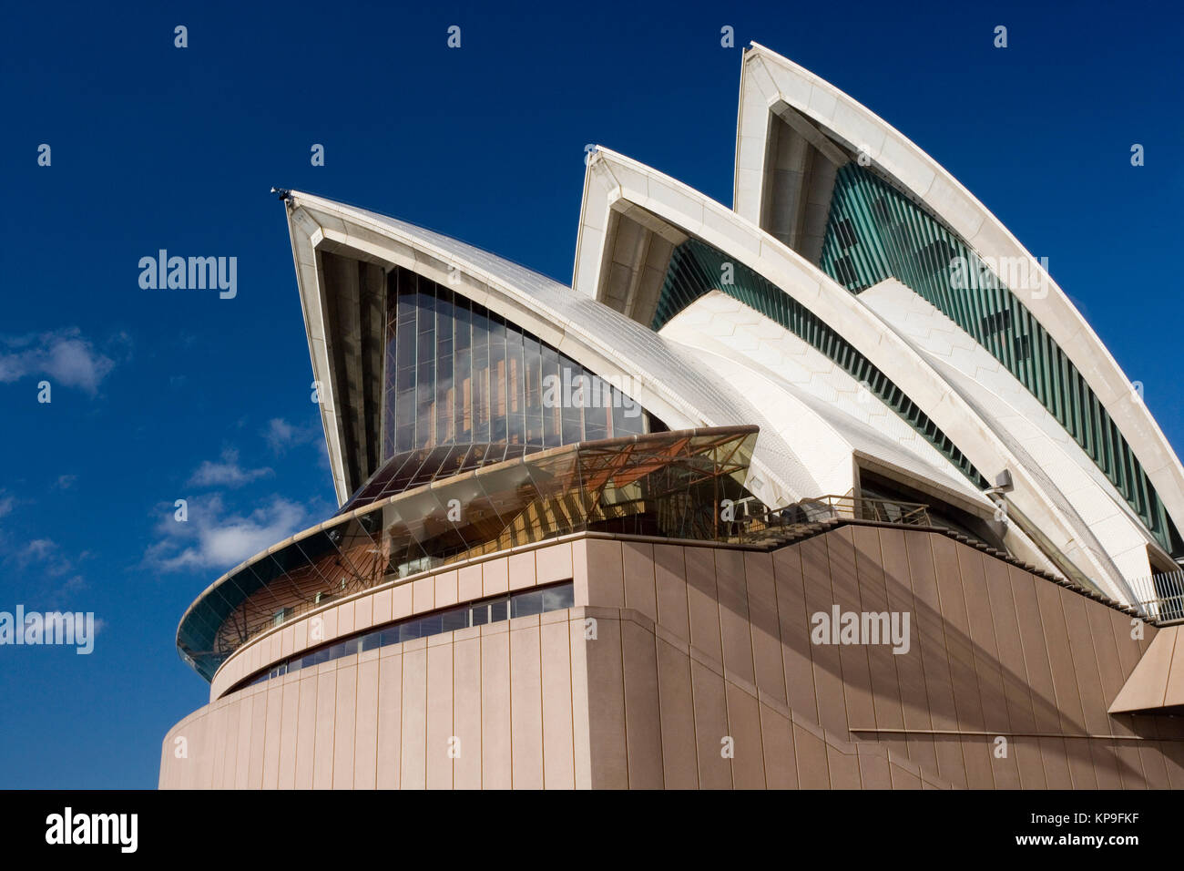 Die ikonischen Architektur des Sydney Opera House in der Stadt Sydney in Australien. Stockfoto